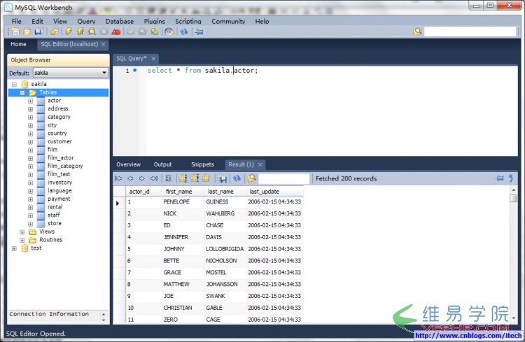 Mysql入门MySQL WorkBench管理操作MySQL教程