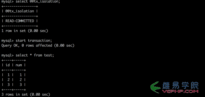 Mysql实例深入理解Mysql的四种隔离级别