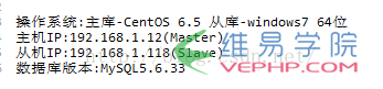 Mysql实例MYSQL5.6.33数据库主从(Master/Slave)同步安装与配置详解(Master-Linux Slave-windows7)