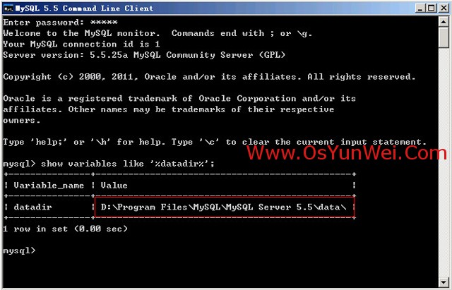 Mysql学习win2008 R2服务器下修改MySQL 5.5数据库data目录的方法