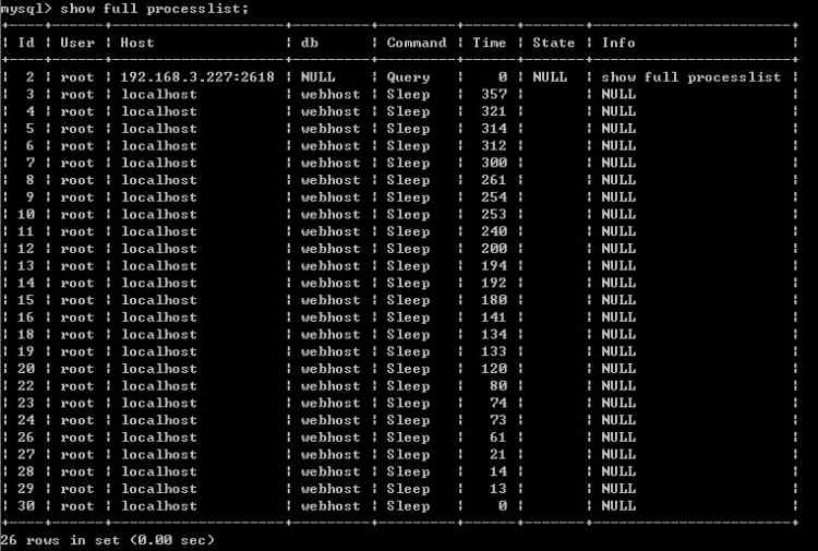 Mysql必读MySQL Sleep连接过多问题解决方法