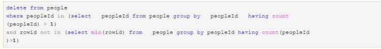 mysql对重复记录操作实例