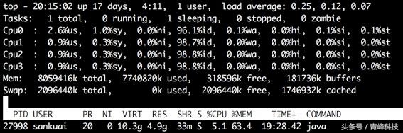 Linux系统CPU的性能监控及调优