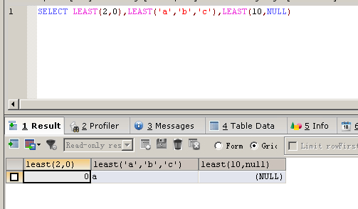 Mysql应用与MSSQL对比学习MYSQL的心得（五）--运算符